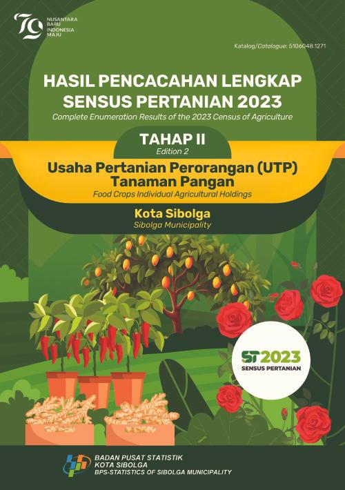 Hasil Pencacahan Lengkap Sensus Pertanian 2023 - Tahap II: Usaha Pertanian Perorangan (UTP) Tanaman Pangan Kota Sibolga